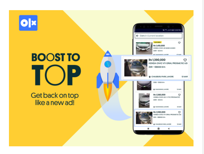 What Does Boost To Top Mean OLX PK